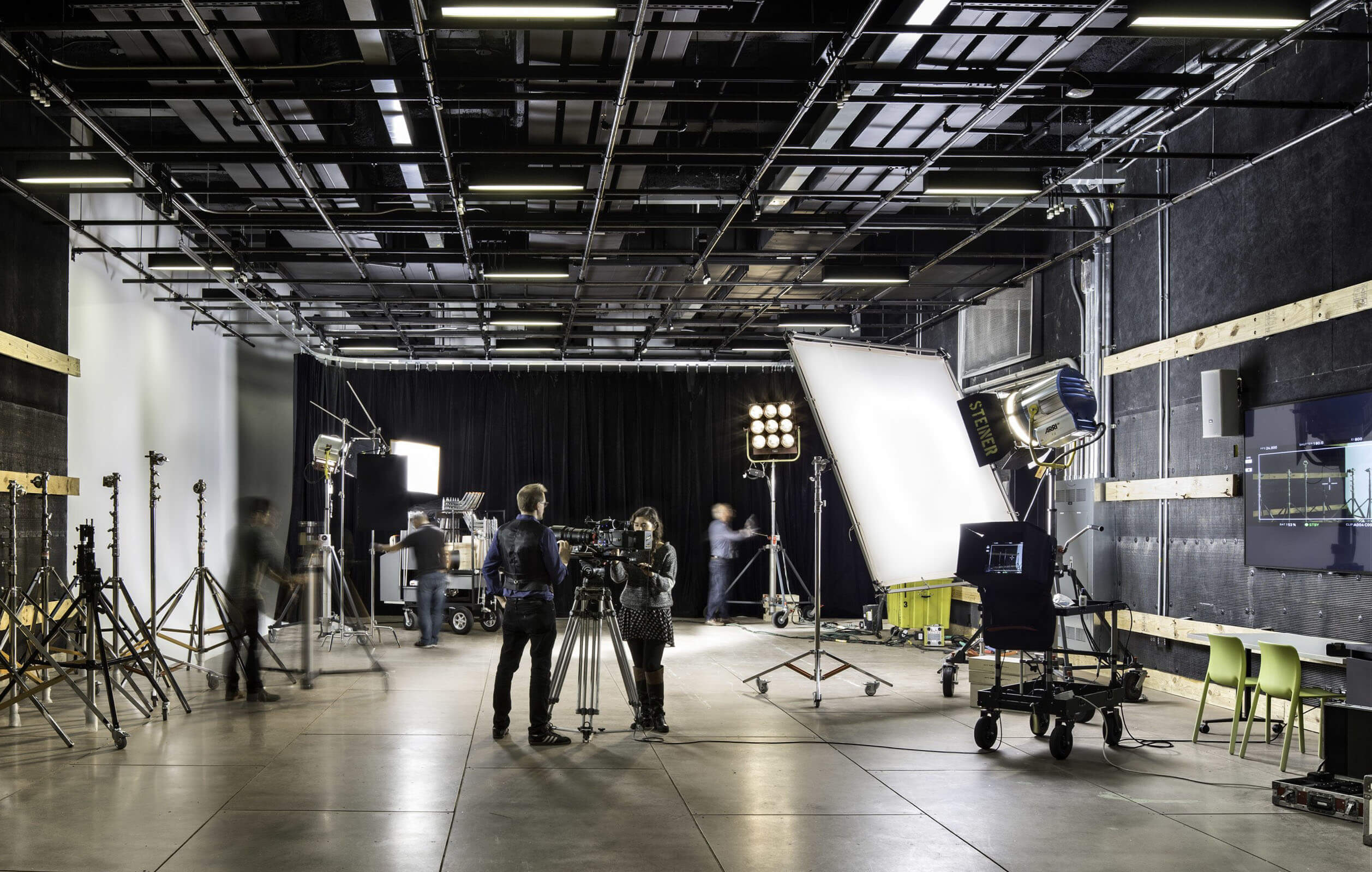 Interior of Feirstein Graduate School of Cinema in Steiner Studios