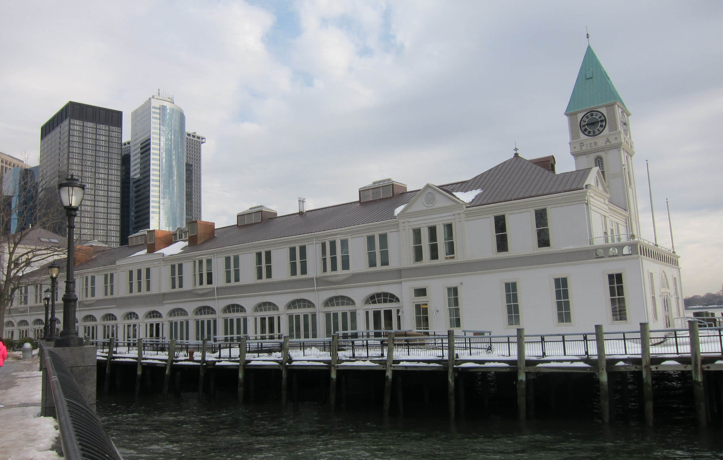 Pier A building in lower Manhattan