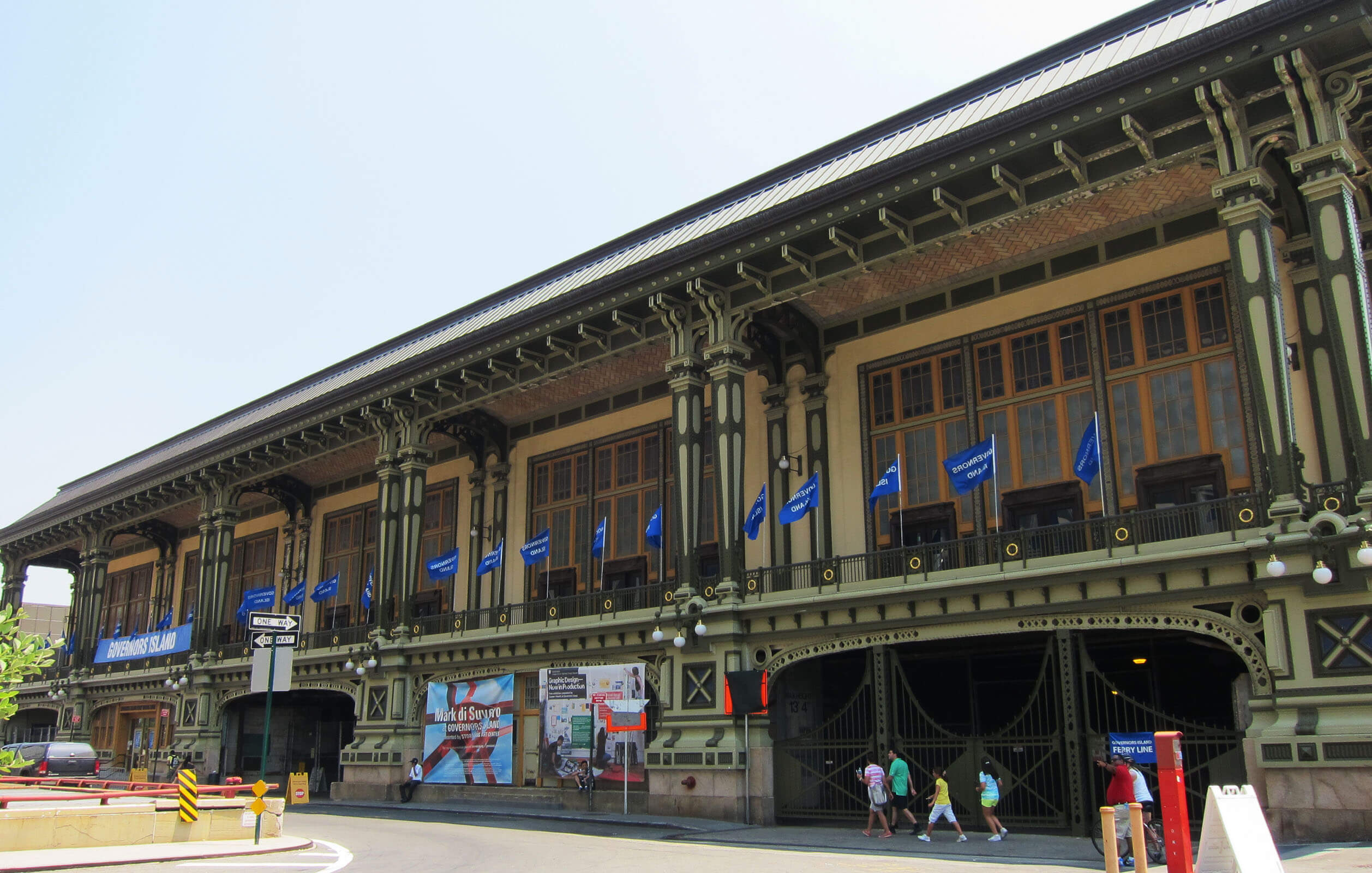 The restored Battery Maritime Building, the gateway to Governors Island