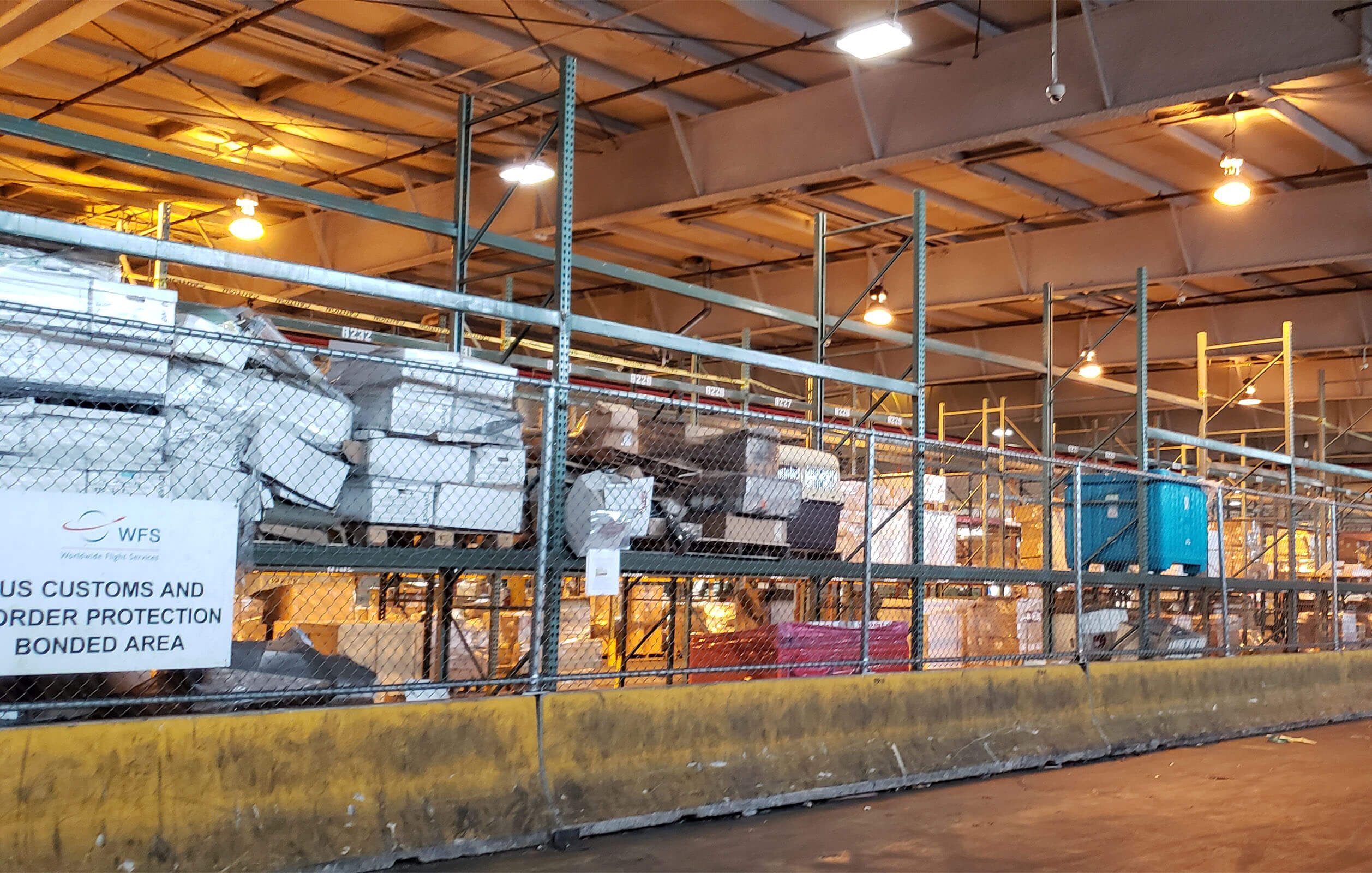 General air cargo area that is subleased to Consolidated Aviation Services (CAS) adjacent to the ARK at JFK