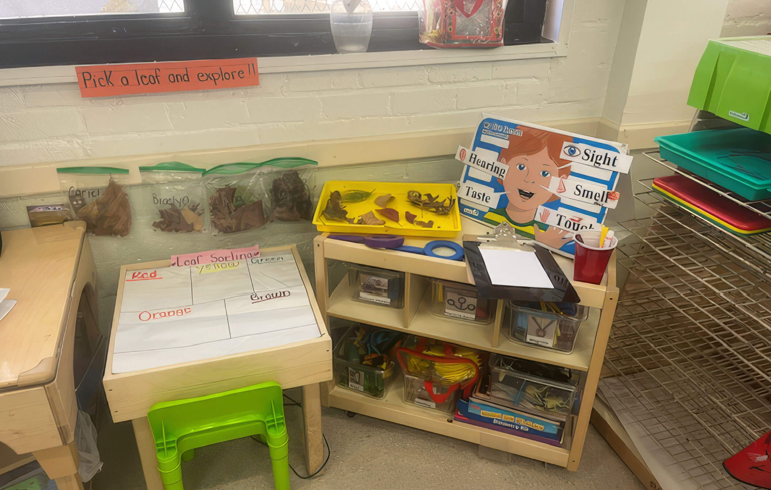 A classroom in one of Grand Street Settlement's Brooklyn locations