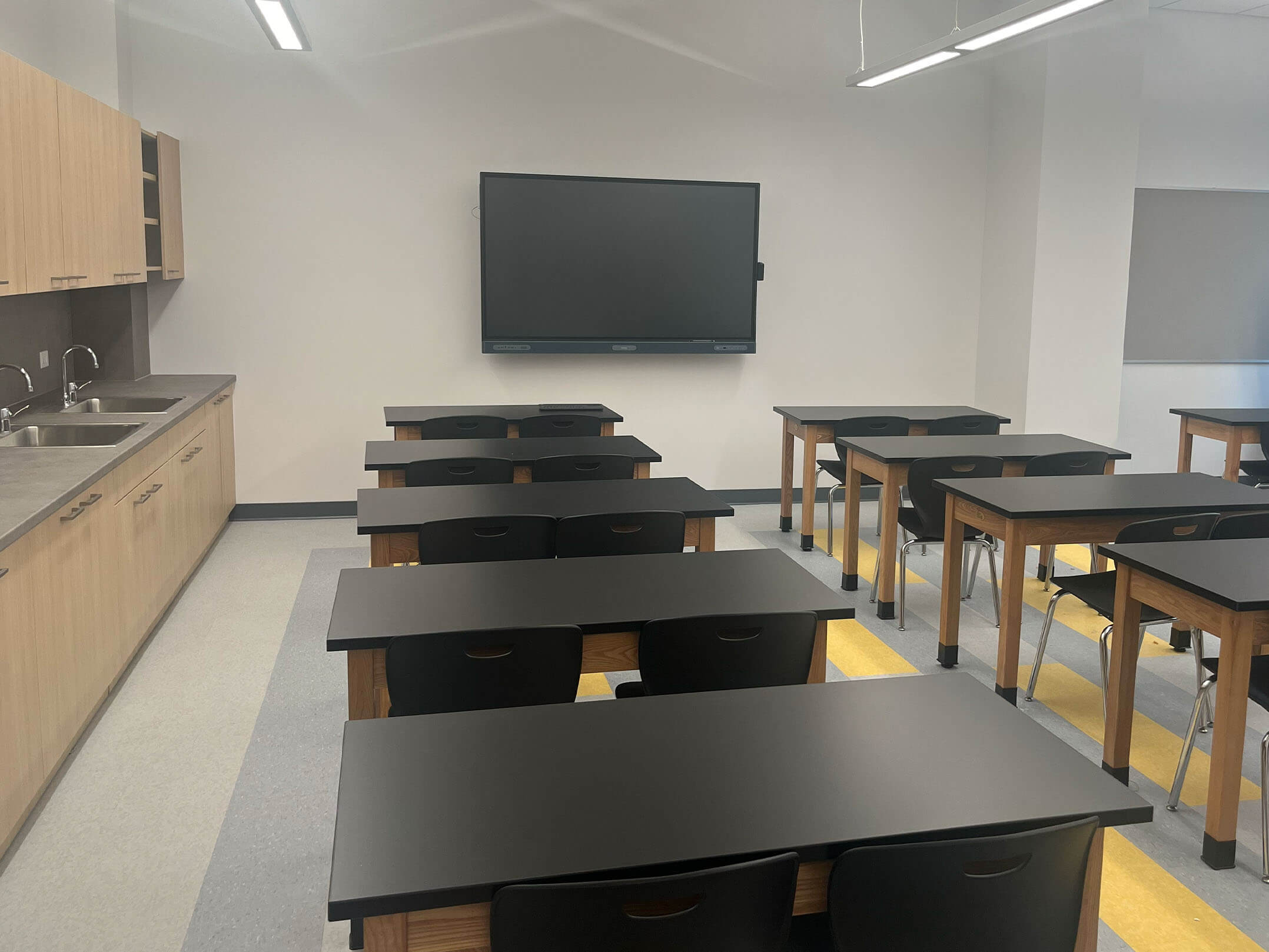 Science classroom at Promise Academy II public charter school in Harlem