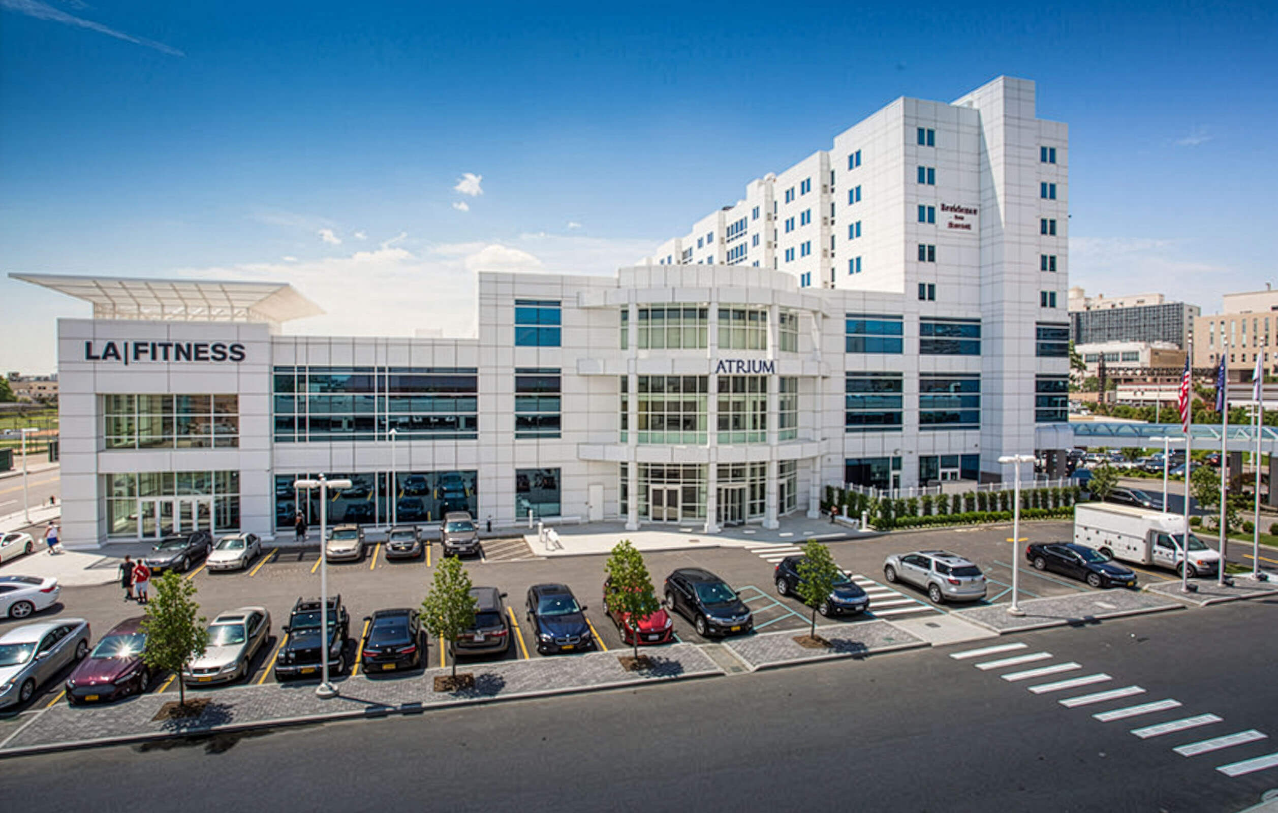 The 360,000 square foot Metro Center Atrium