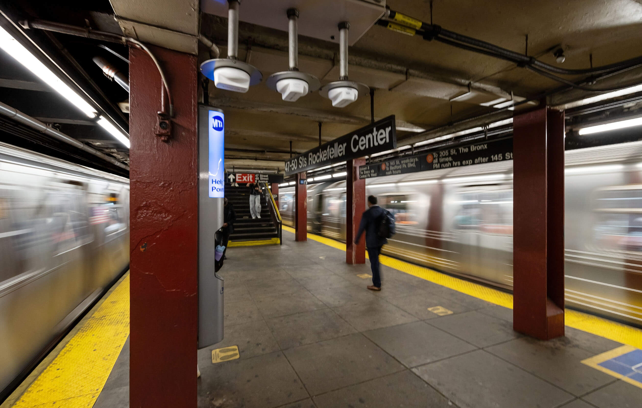 Equipment that allows for cell service in New York City's subway stations