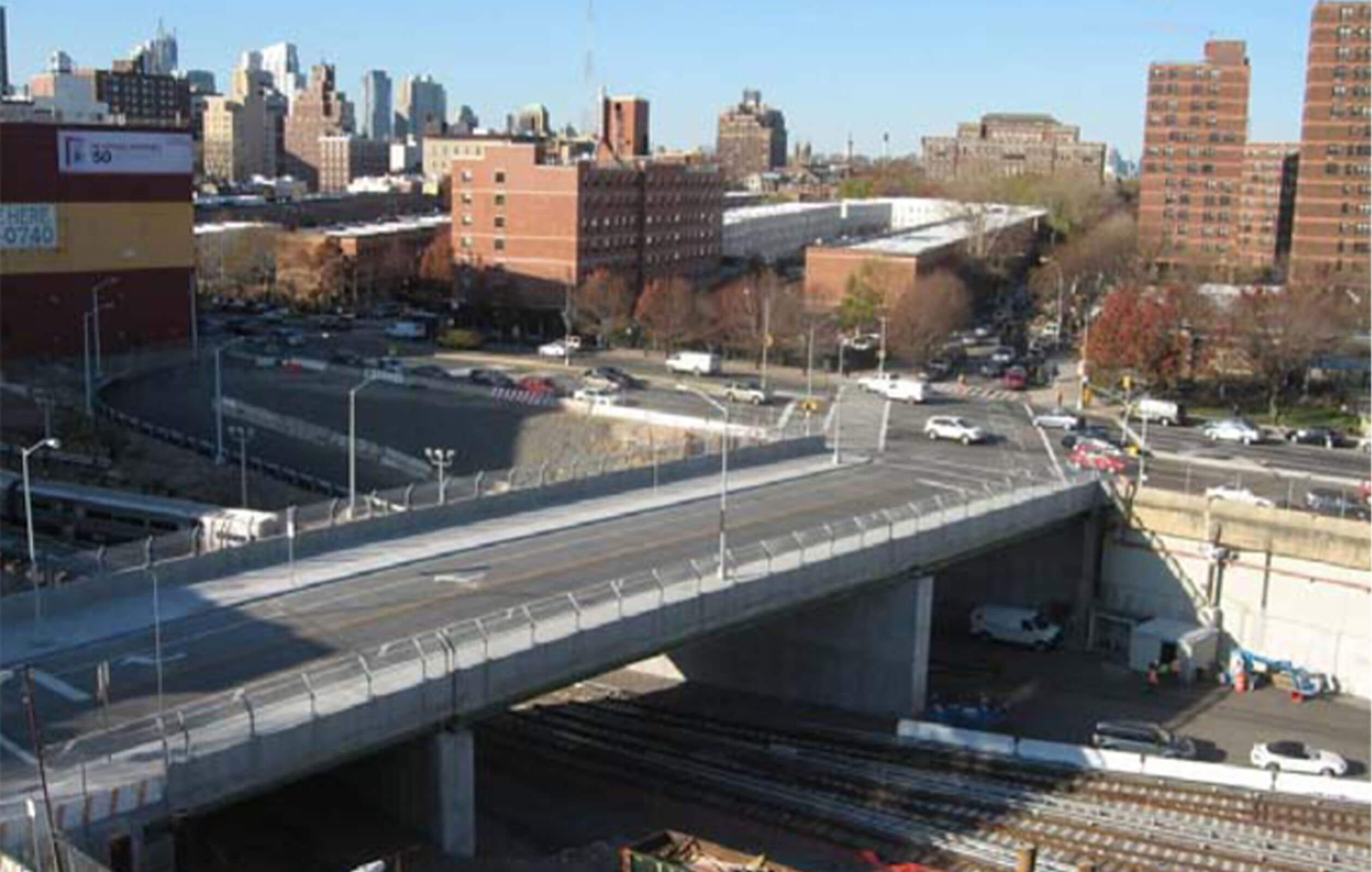 Carlton Avenue Bridge adjacent to the Barclays Center Arena