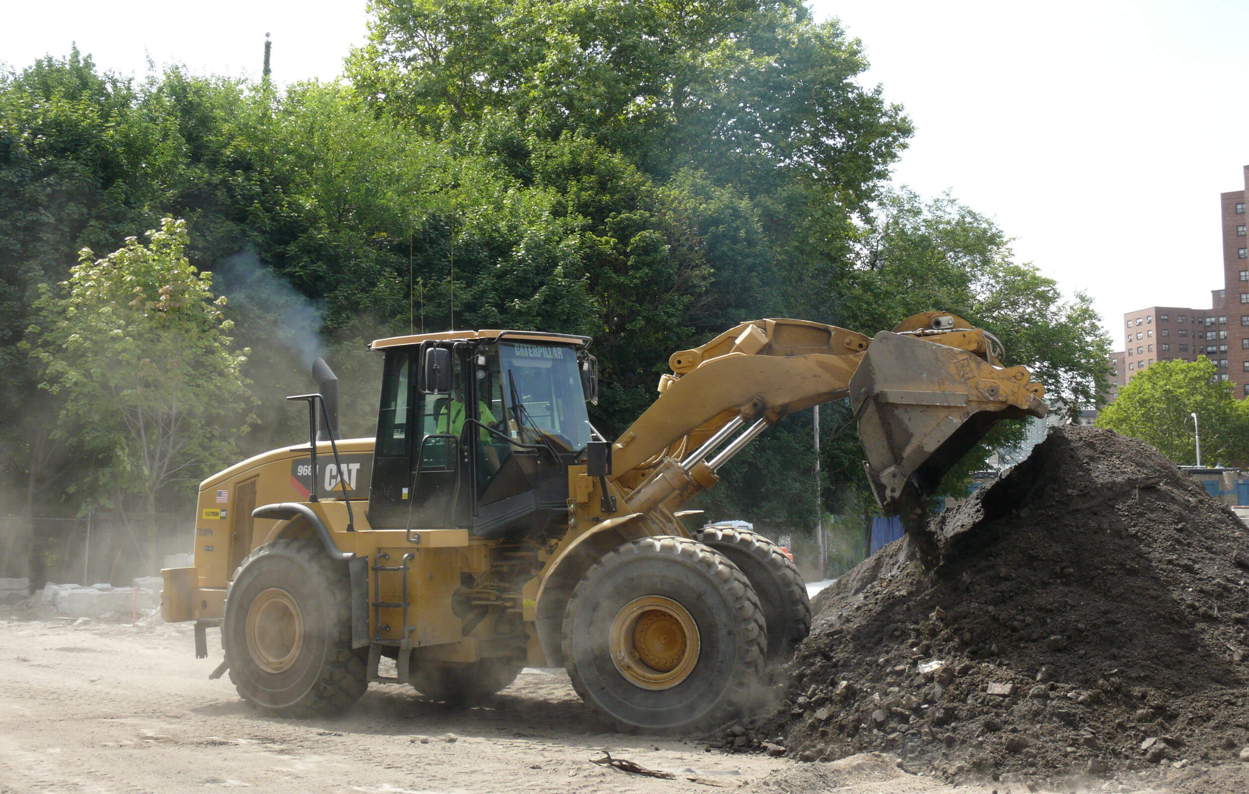 Infrastructure work at the Brooklyn Navy Yard, New York City's largest industrial park