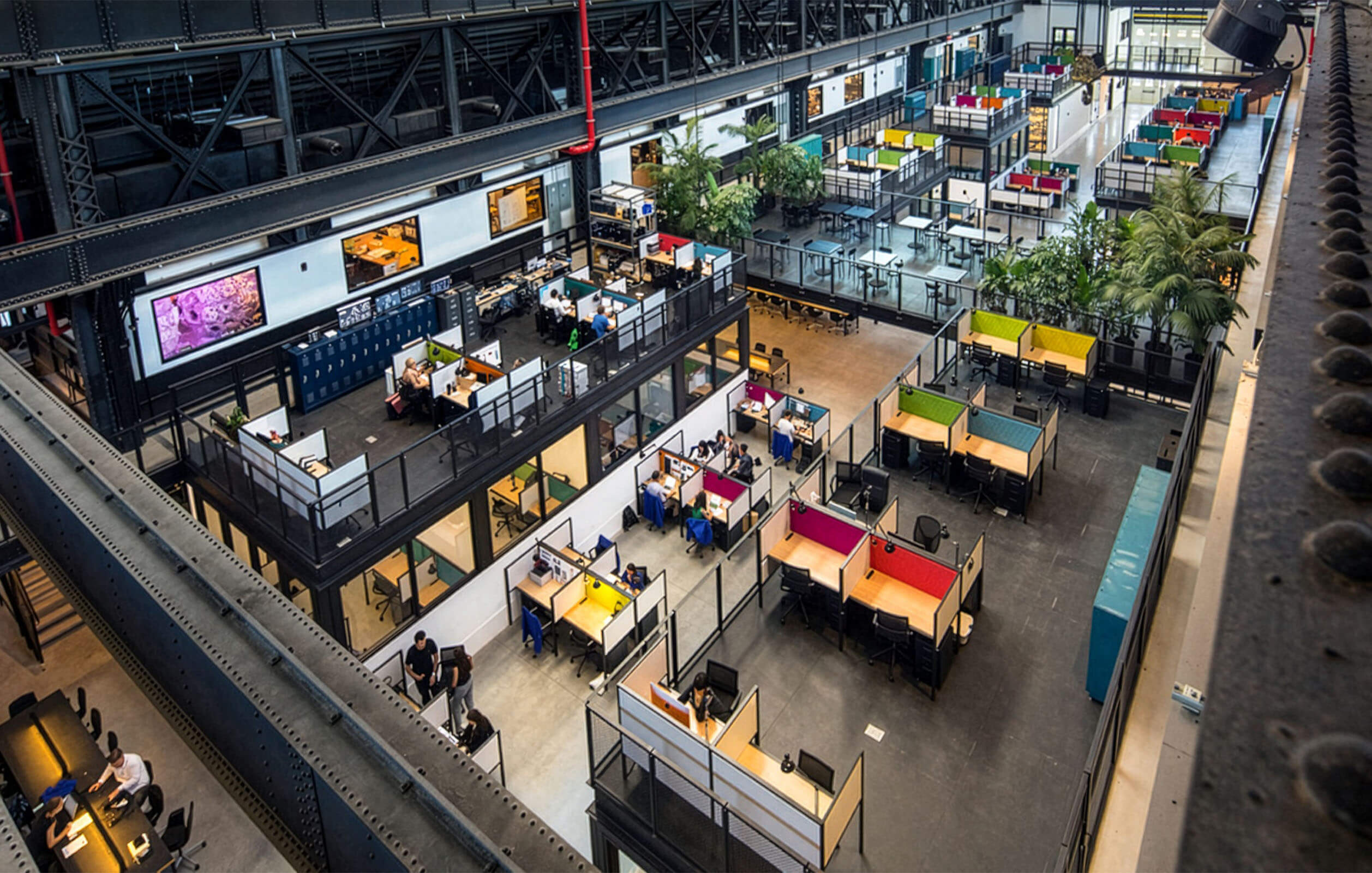 Interior of Newlab in the Brooklyn Navy Yard