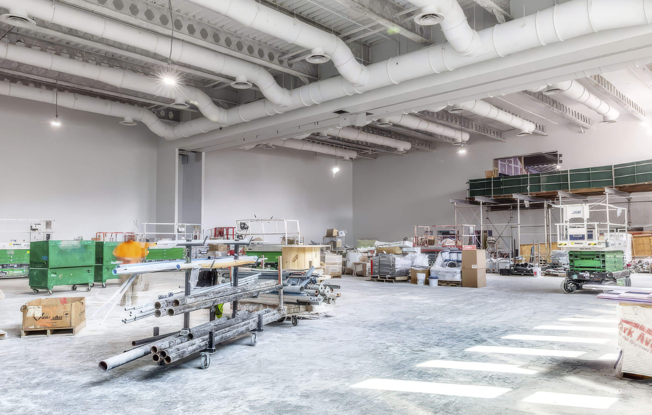 Interior of the Kipp NYC high school under construction