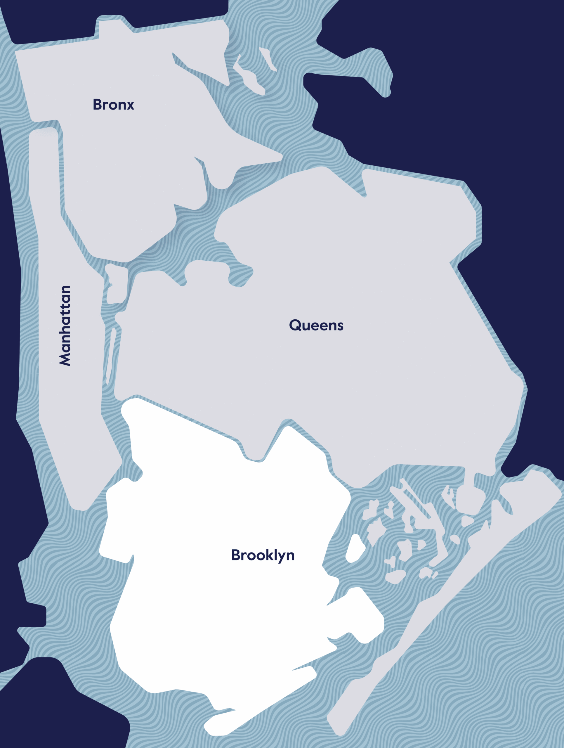 NYC Brooklyn map