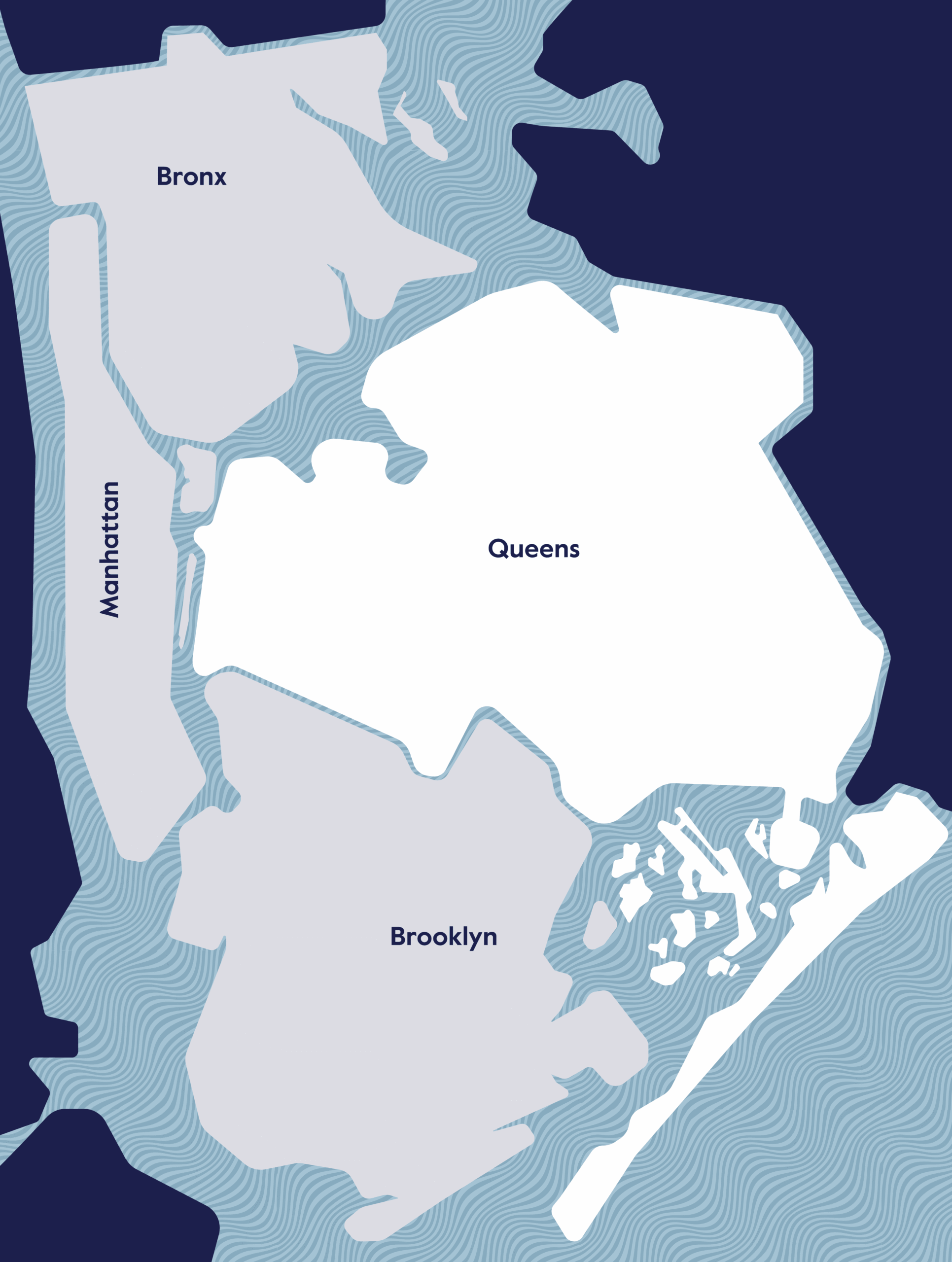 NYC Queens map